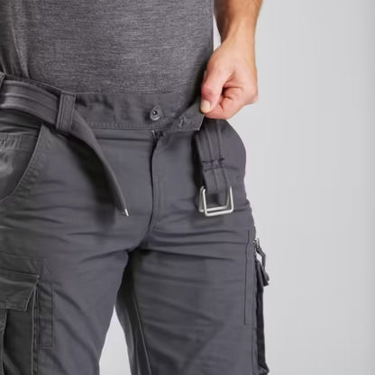 Pantalon cargo trekking - gris homme taille M