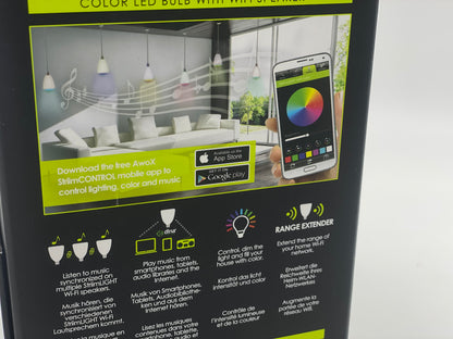 Ampoule WiFi AwoX StriimLIGHT avec haut parleur intégrée