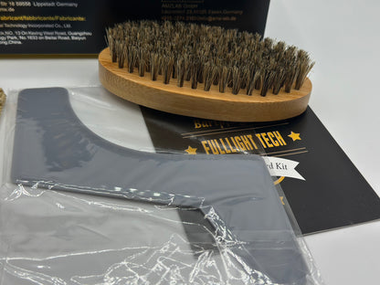 Kit de barbe homme FULLLIGHT TECH neuf huile brosse ciseaux