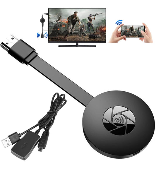 Miracast HDMI Dongle WiFi sans fil Affichage Dongle Adaptateur HDMI Écran Wifi sans fil pour ordinateur portable Android/iOS/Windows/Mac, Support Miracast, DLNA, Airplay