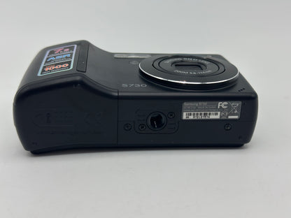 Appareil photo Compact Samsung L730 Noir compact - 7.2 MP - 3x zoom optique - flash 10 Mo - noir - Samsung