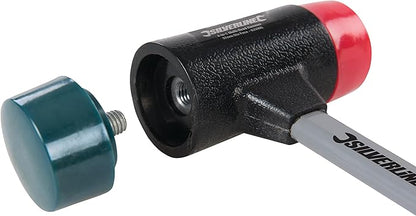 Silverline - Maillet à 4 têtes interchangeables en Acier allié ø Tête 37 mm Multicolore