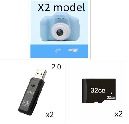 Titre Produit : Caméra Numérique "Little-Director" X2 HD – Vidéo 1080P, Jeux Intégrés & Design Antichoc