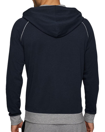 BOSS Hommes Mix&Match Jacket H Veste à Capuche en Coton Stretch avec Passepoil et Logo