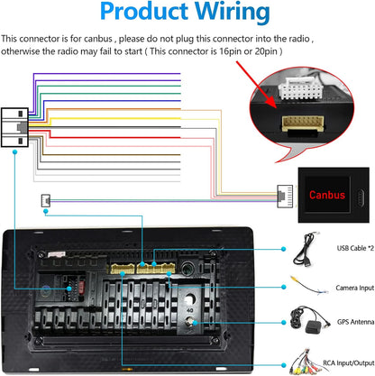 2+32G Podofo Android 13.0 Autoradio pour Honda Civic 2013 2014 2015 2016 2017 mit Kabelloses A-pple Carplay/Android Auto Bluetooth Bildschirm Touchscreen Lenkradkontrolle/GPS/WiFi/RDS/FM