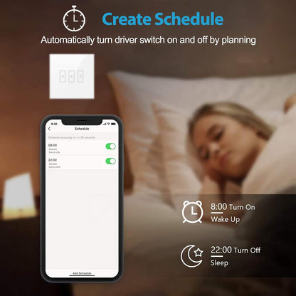 Interrupteur WiFi Alexa Sans Fil Tactile Commande à Distance Par Téléphone neuf