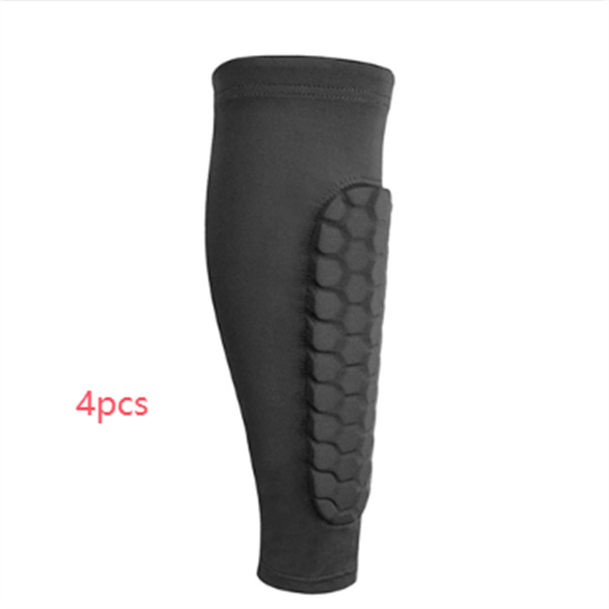 Protège-Tibia "Hexa-Shield" – Manchon de Compression Anti-Collision en Nid d'Abeille