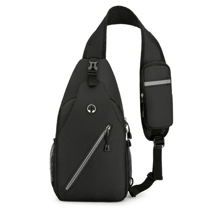 Sac de Poitrine "Urban Shield" – Rigide, Antivol & Port de Charge USB