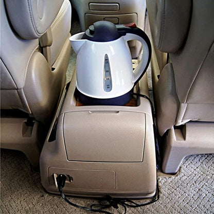 Bouilloire Électrique 1000ml Portable pour Voiture,Voyage Allume-Cigare DC12V Rapide pour Thé Café