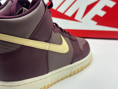 Nike - Dunk High - Baskets montantes - Éclipse prune et bordeaux nuit neuves taille 40,5
