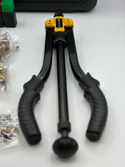 Outil d'écrou de rivet de 14" avec mandrins métriques et en pouces et 35 écrou à rivets VETOMILE