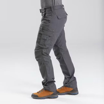 Pantalon cargo trekking - gris homme taille M