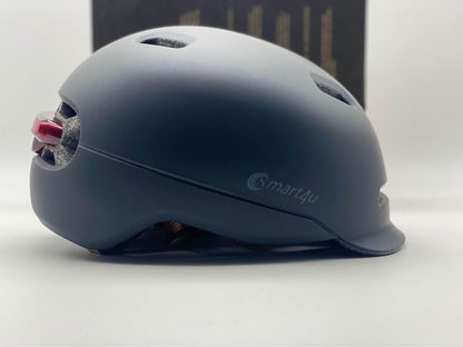 Casque vélo adulte noir mat Taille M avec lumière rechargeable arrière intégrée neuf