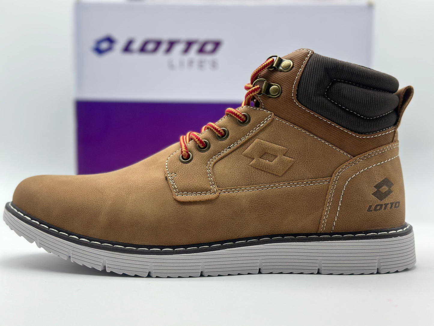 Boots / bottines lotto homme marron neuves tailles 41, 42, 43, 44