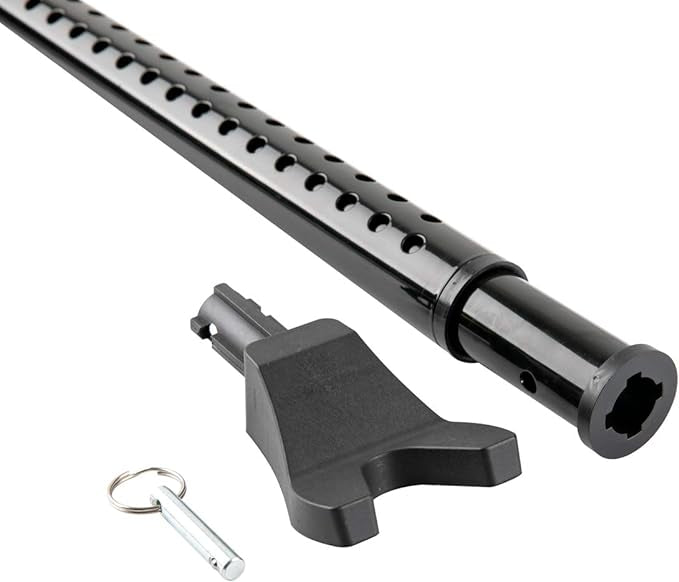 Barre de sécurité réglable de 69,8 cm, noir neuve