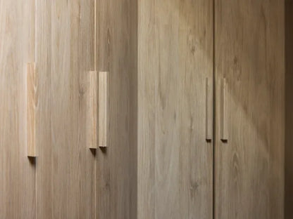 Porte battante Home effet chêne naturel mat H.200 x l.40 cm