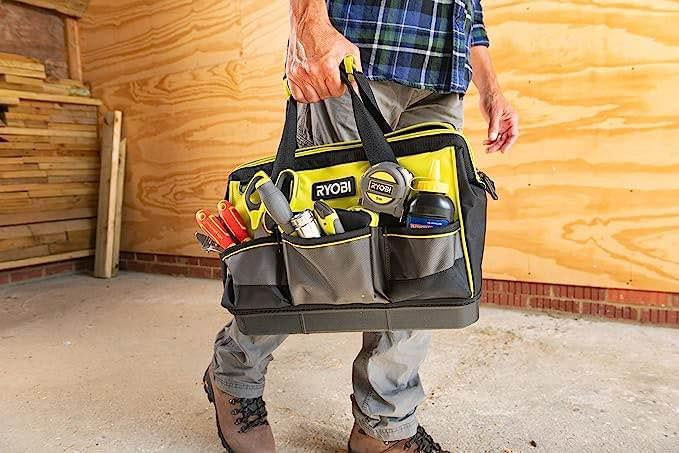 Ryobi - Sac avec fond renforcé 38 x 29 x 20,5 cm pour 1 ou 2 outils neuf