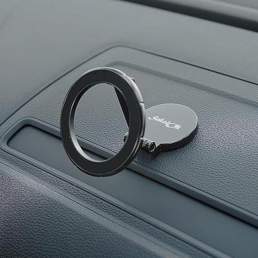 SokolOk Support magnétique pour voiture - Support magnétique pliable à 360° - Compatible avec tous les téléphones, Galaxy, smartphones, iPhone