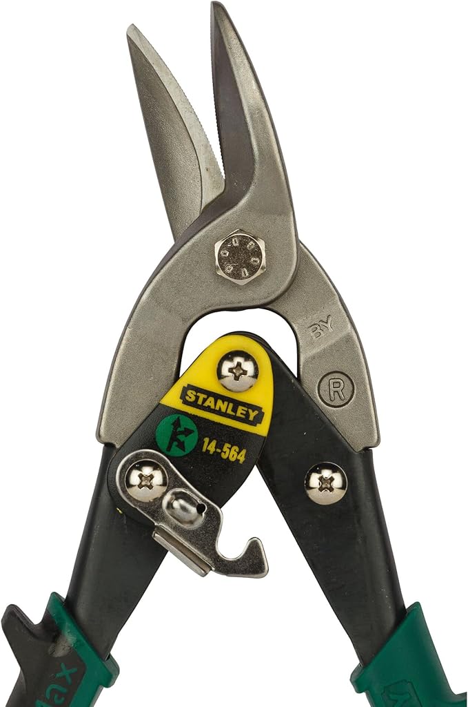 Stanley MaxSteel 14-564 Cisaille d'aviation courbe droite 24,9 cm