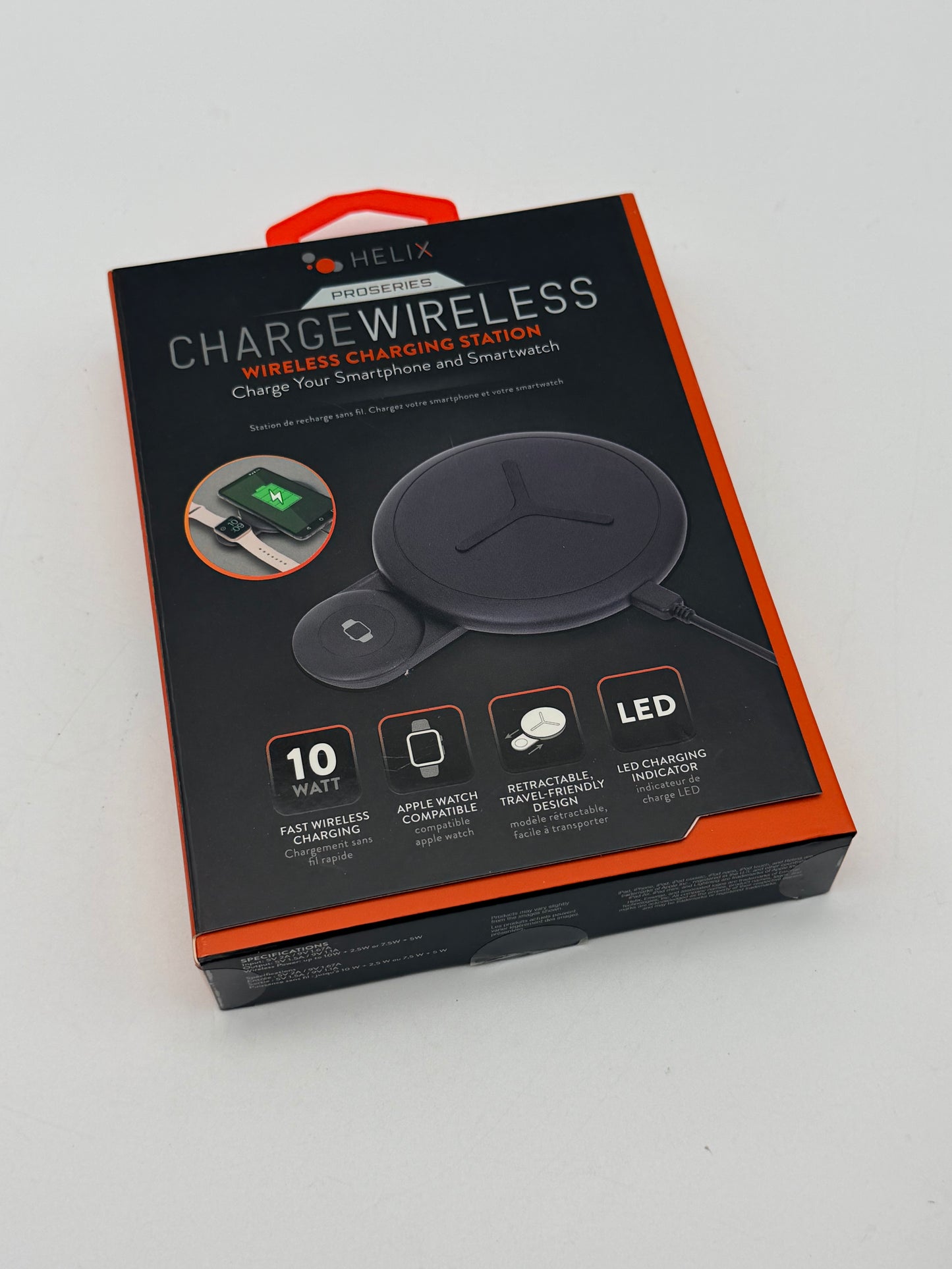 Helix Chargeur Induction Compatible Apple Watch Noir