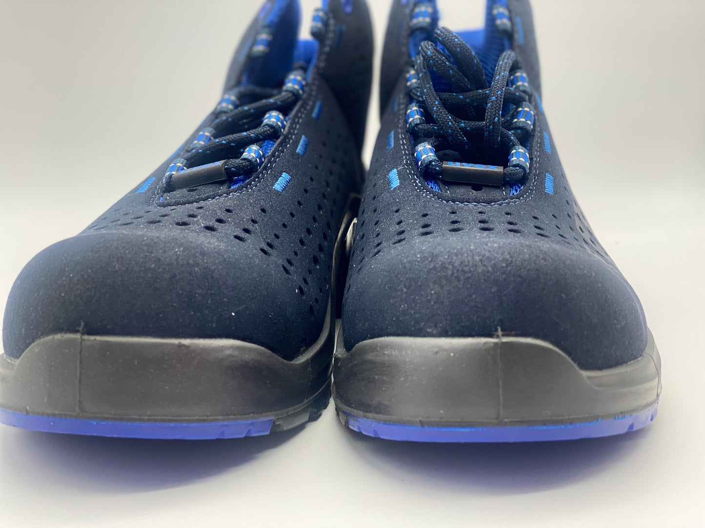 Uvex Baskets de Securite - Chaussure de Travail Montante Perforée - Homme Bleu - Antidérapante - Embout de Protection des Orteils taille 44