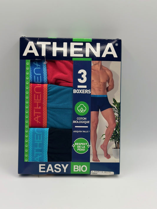 Athena Lot 3 Boxers Easy Bio
