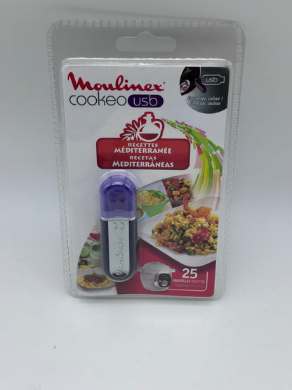 Moulinex Clé USB de 25 Recettes Du Monde XA600111 Accessoire Cookeo Officiel Compatible avec Multicuiseurs Cookeo YY2943FB CE702100