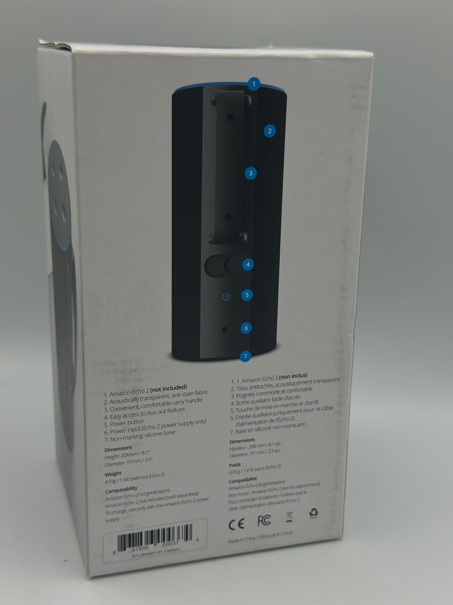 batterie SkyTote pour Amazon Echo 2