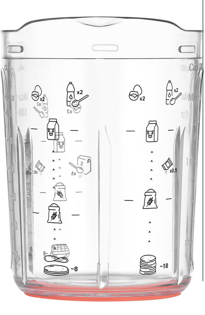 Tefal Crêpes Express Batteur intelligent, 900 ml, Gaufres Crêpes Pancakes en 2 minutes, Pâte sans grumeaux, Fait maison, Résultats parfaits, Facile à utiliser, 3 recettes graduées intégrées K1844404