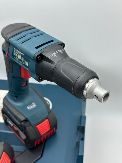 Visseuse placo bosch professionnel sans fil GSR 18V-EC TE plus chargeur + 2x4ah L-boxx neuve