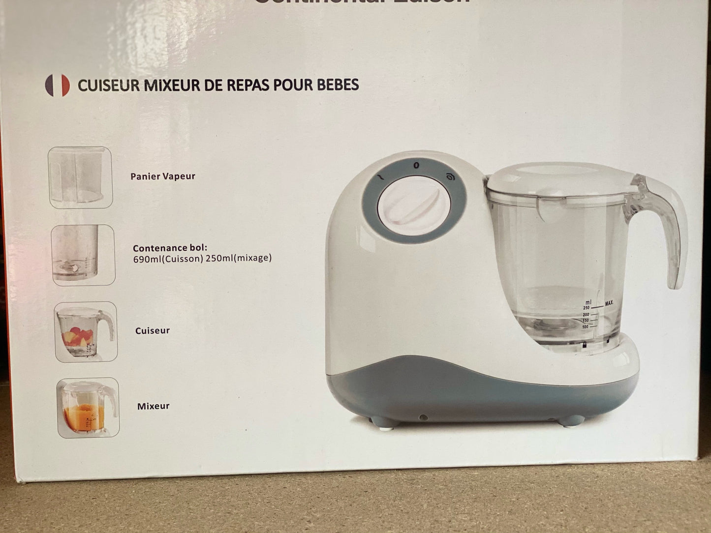 Robot Cuiseur Vapeur Multifonction idéal pour une cuisine saine pour le bébé neuf