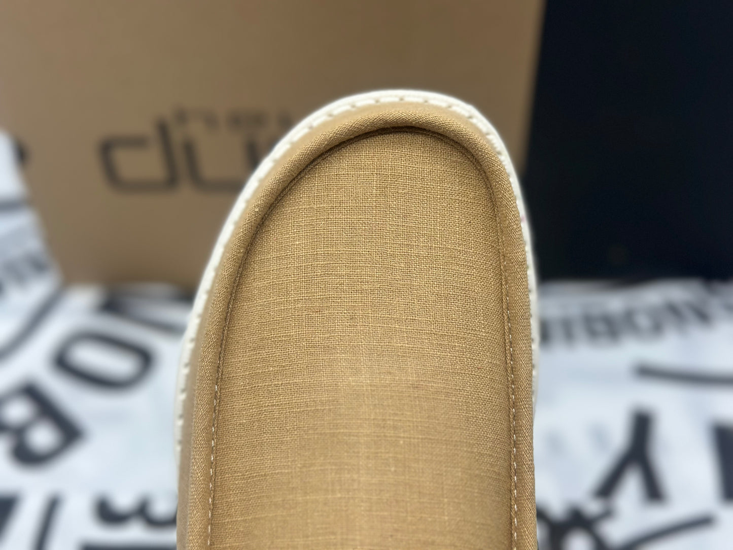 Mocassins lin NATURAL neuves et authentique tailles 43