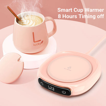 Chauffe-Tasse Intelligent "Thermo-Focus" – Température Constante & Design Tactile