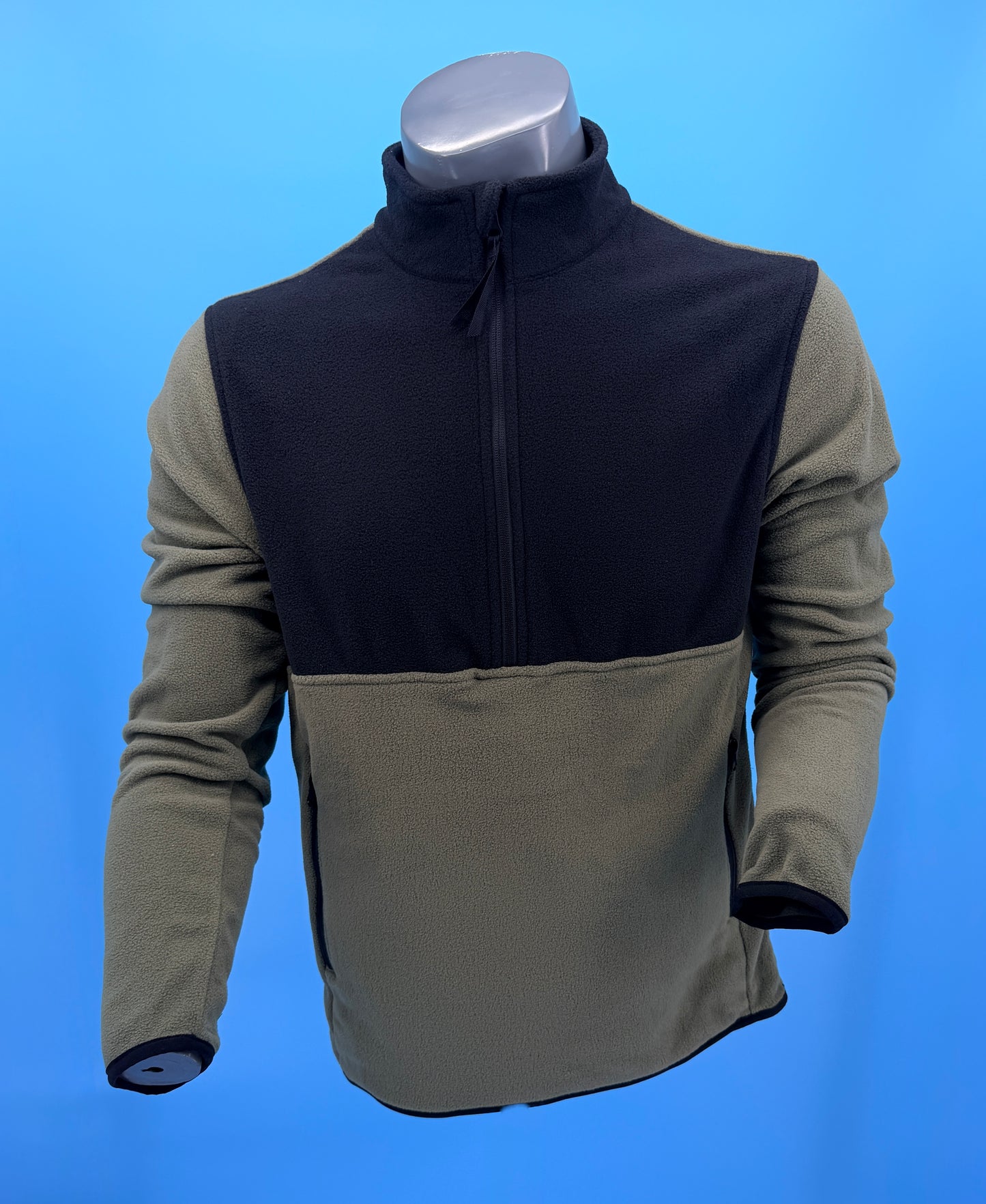 JACK & JONES
Sweat à Capuche mi-zip Homme Flame, olive poussière