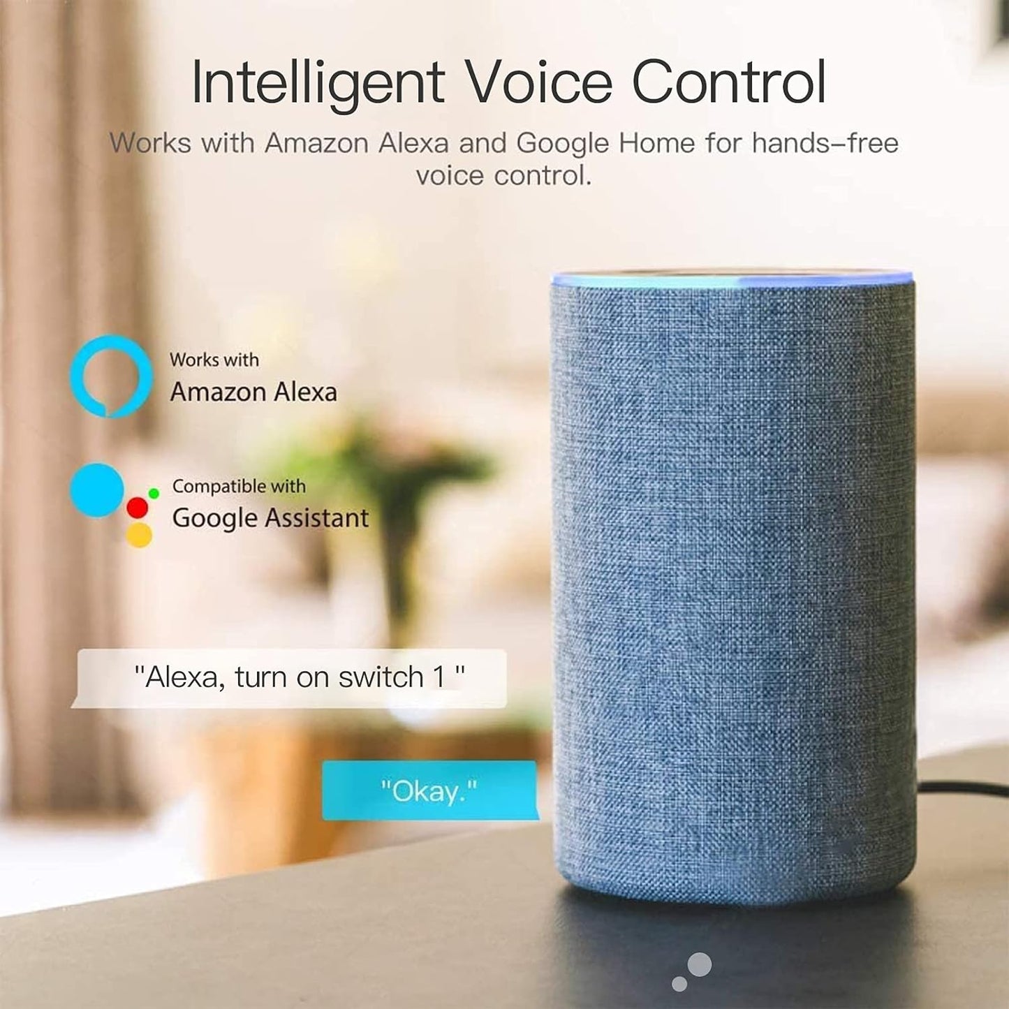 Interrupteur WiFi Alexa Sans Fil Tactile Commande à Distance Par Téléphone neuf