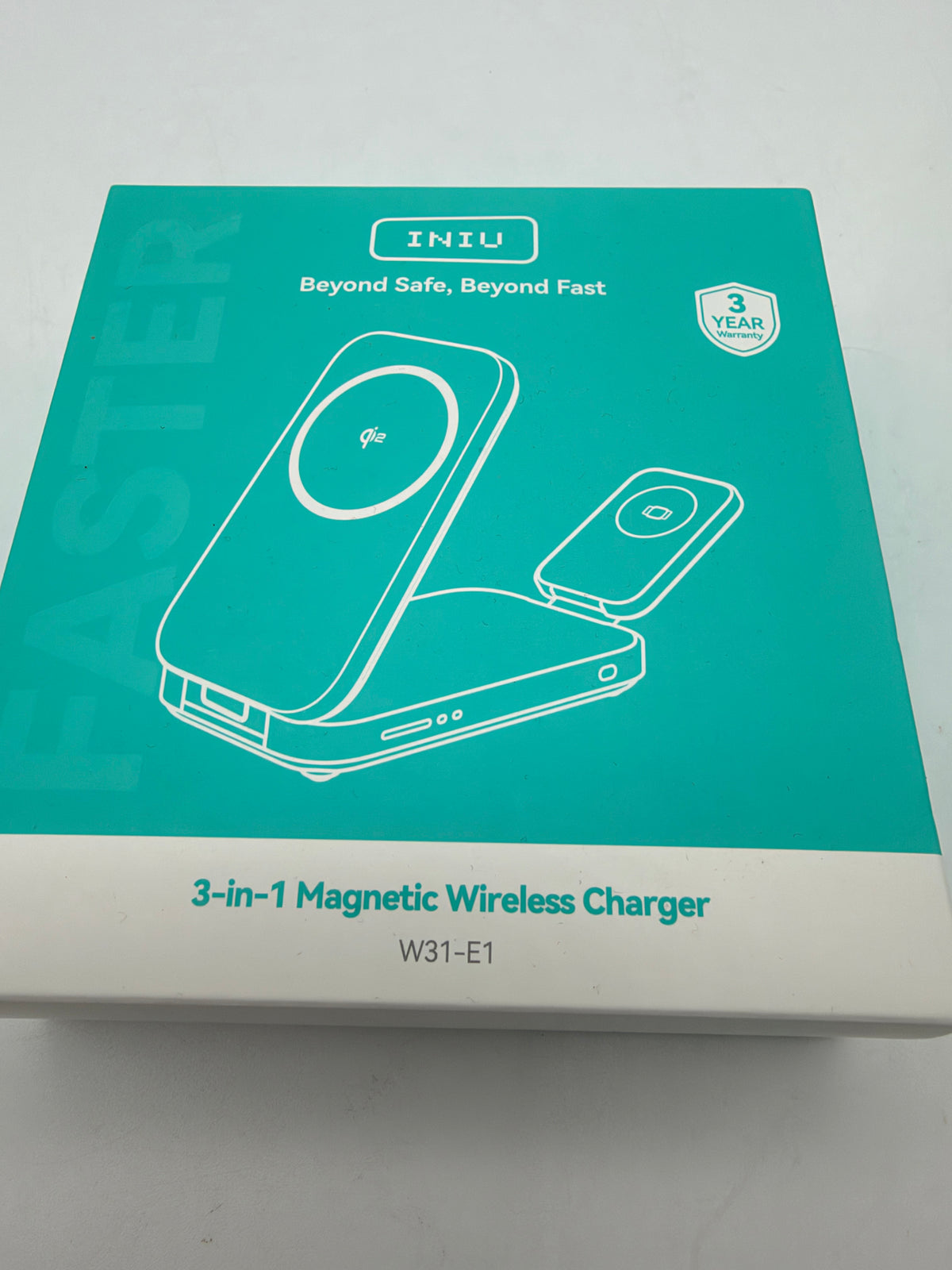 Chargeur Sans Fil Magnétique 3-en-1 INIU W31-E1 (Qi2 15W) – Neuf