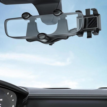 Support "Drive-View" – Support Téléphone Rétroviseur Rotatif 360° & Rétractable