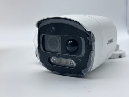 Caméra de surveillance stroboscopique polychrome 1080P alarme de sirène à lumière bleue et rouge