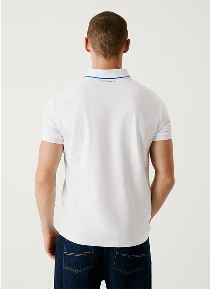Pepe Jeans Tipped Logo Polo Homme
