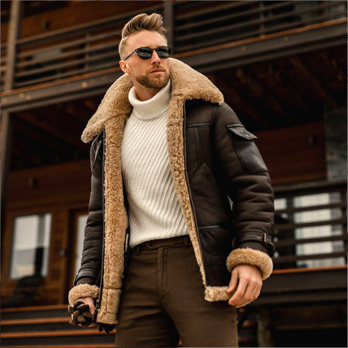 Parka Militaire "Arctic-Shield" – Doublure Fourrure & Protection Grand Froid