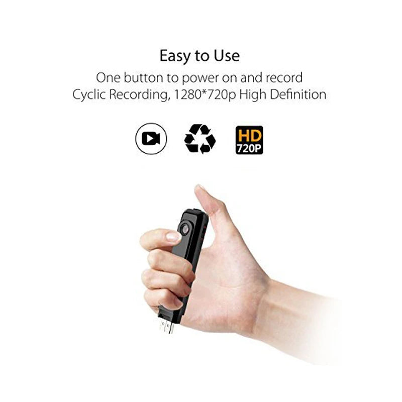 Wearable Mini Camera 1080P Small Audio Voice Recorder Portable Digital Video Sound Recording Pen USB Disk Dictaphone Micro Cam