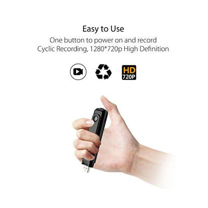 Wearable Mini Camera 1080P Small Audio Voice Recorder Portable Digital Video Sound Recording Pen USB Disk Dictaphone Micro Cam