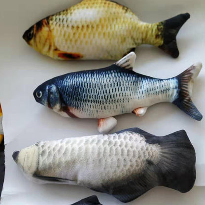 Poisson Interactif "Real-Flop" – Jouet Électrique Sautillant & Rechargeable USB