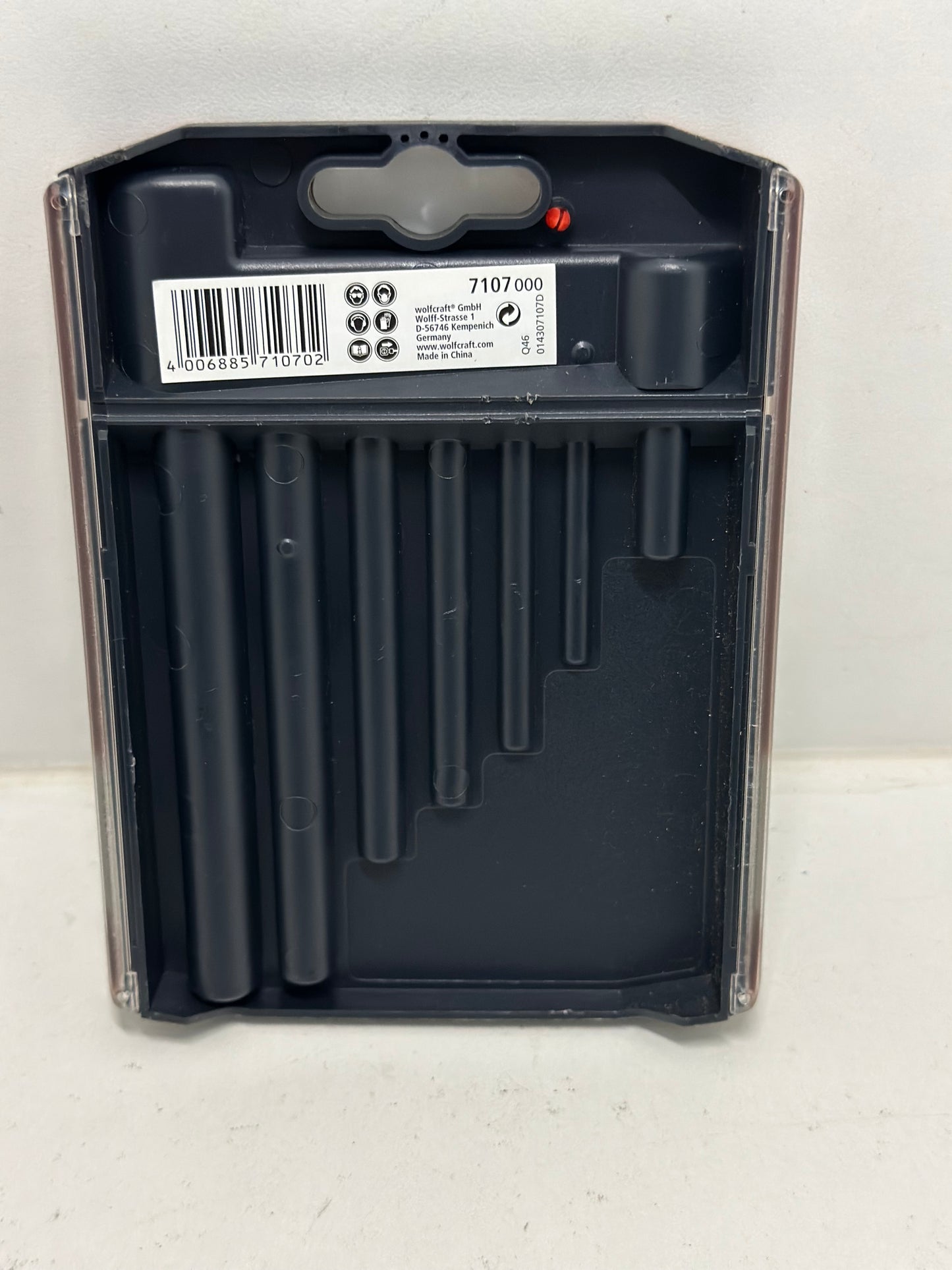 wolfcraft 7107000 Coffret M-6 Forets pour bois CV avec Fraisoir