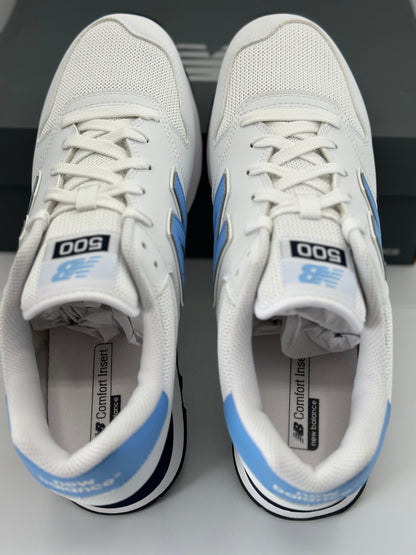 Chaussures New Balance 500 44 Blanc Bleu