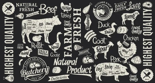 Fond de hotte acier Farm L.120 x H.64 cm x Ep.0.9 cm Noir