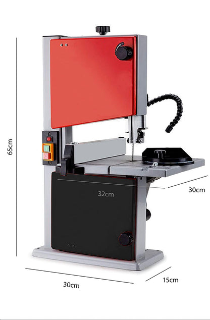 Scie à Ruban 250W - 1400rpm - 960m/min - Table Inclinable de Haute Précision