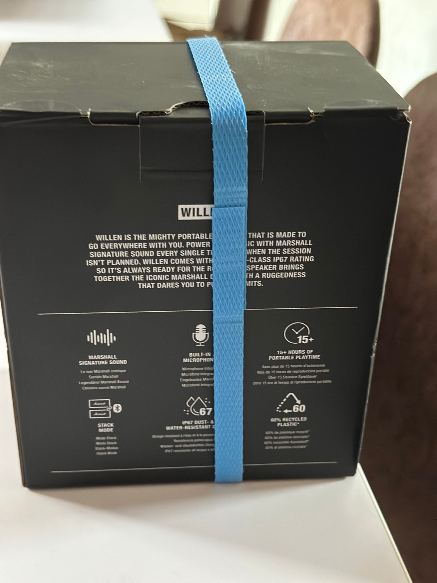 Marshall WILLEN
Haut-parleur Bluetooth portable avec plus de 15 heures d'autonomie