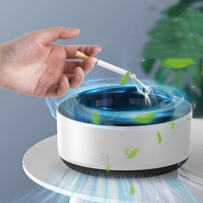 Cendrier purificateur d'air Cendrier électronique intelligent pour filtrer la fumée des cigarettes Supprimer le tabagisme Bureau à domicile