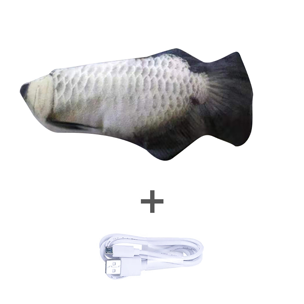 Poisson Interactif "Real-Flop" – Jouet Électrique Sautillant & Rechargeable USB